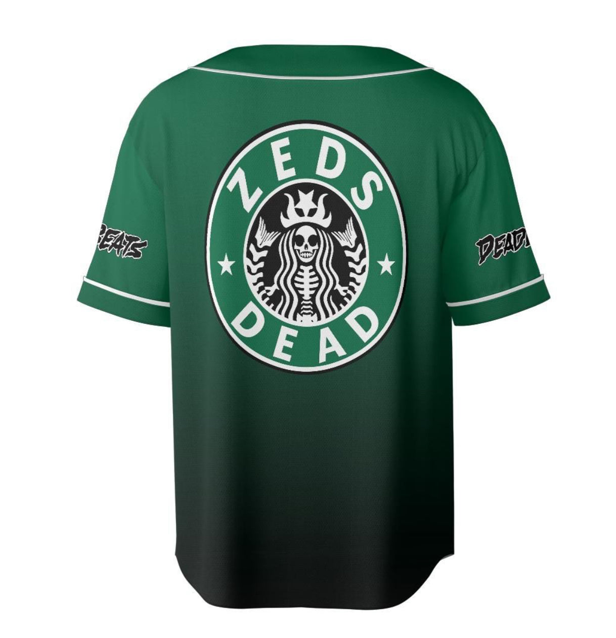 Zeds Dead Deadbeats Jersey (green/black ombré)