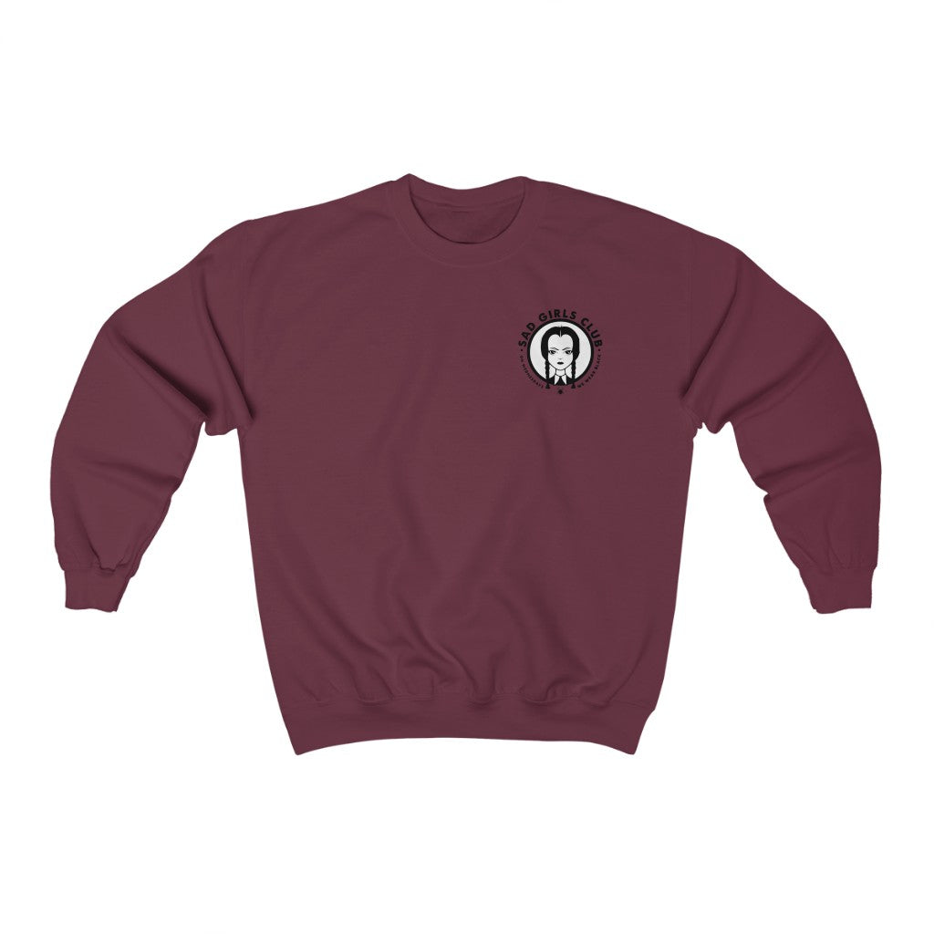 Sad Girls Club Crewneck (Multiple Colors, Large Back Logo Black Letters)
