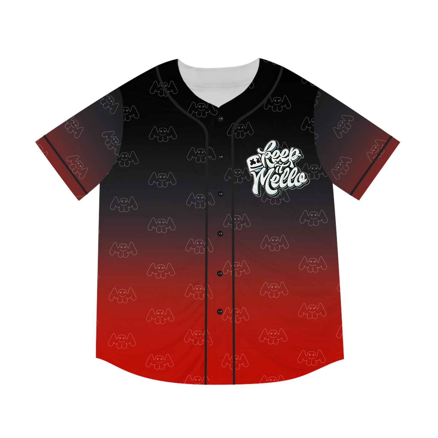 Marshmello Jersey (Black/Red Ombre)