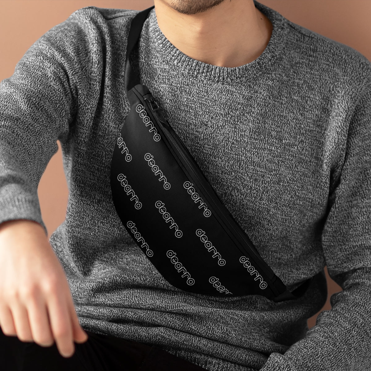 Deorro Fanny Pack (Black/White)