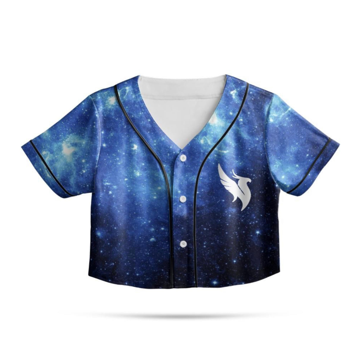 Illenium Crop Jersey (Blue/Black Galaxy)
