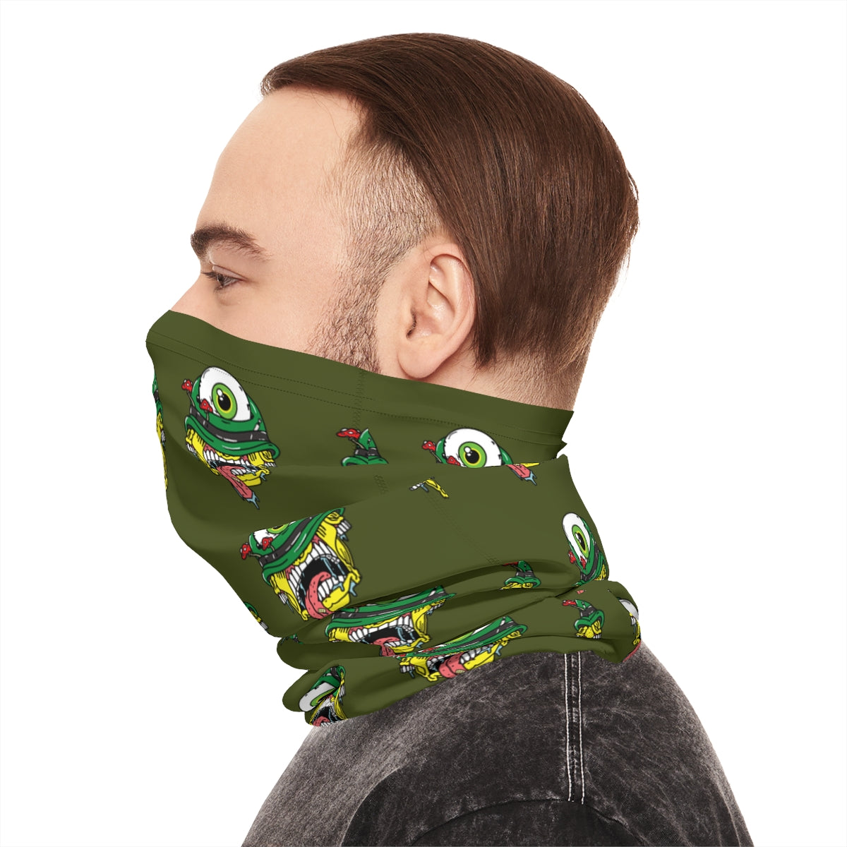 Subtronics Cyclops Army Gaiter Mask (Green)