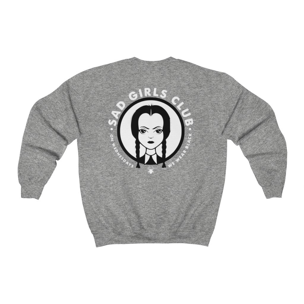 Sad Girls Club Crewneck (Multiple Colors, Large Back Logo)