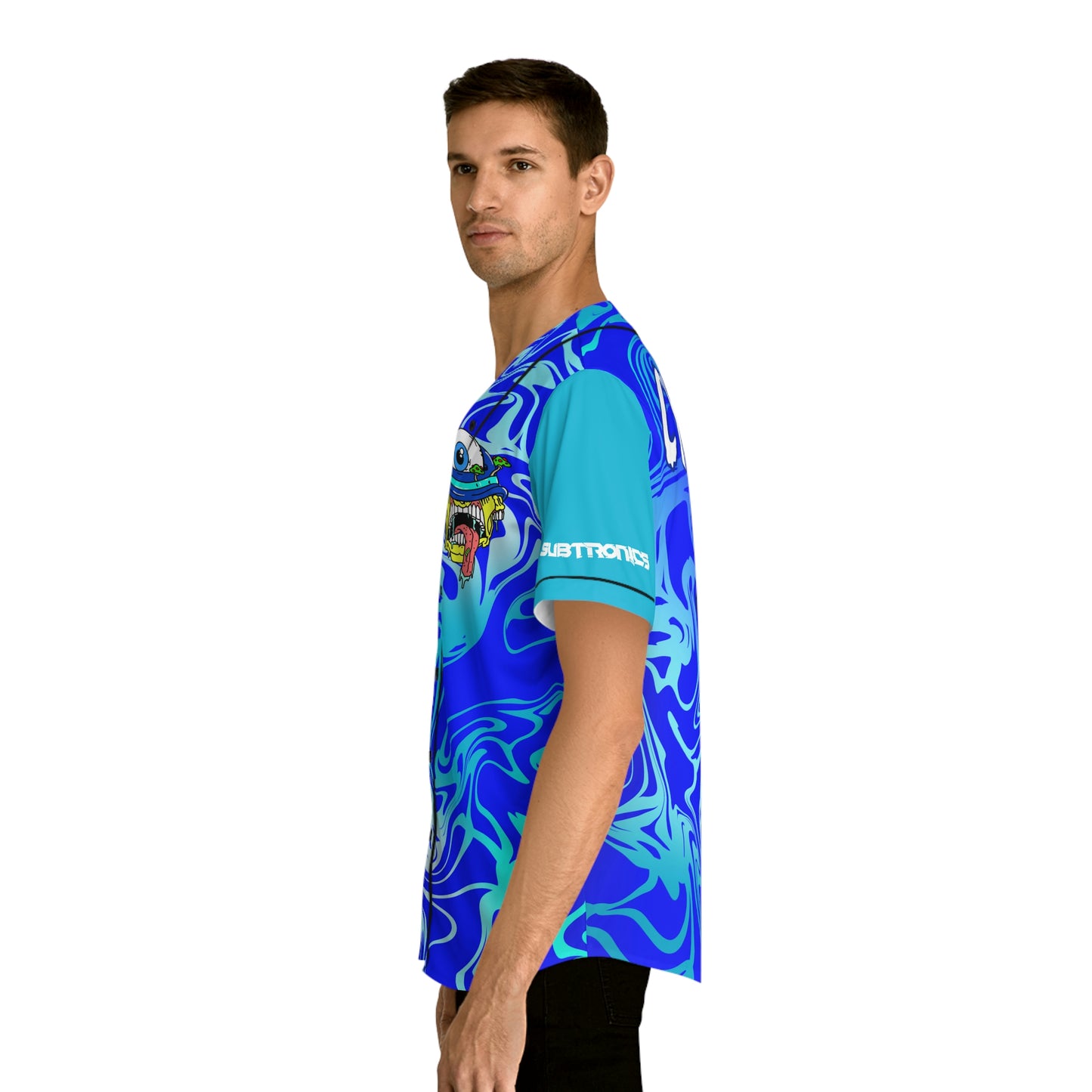 Subtronics Cyclops Army Jersey (Blue, Front Name)