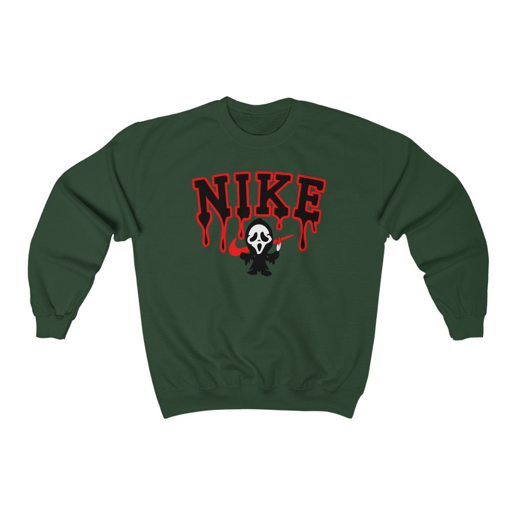 Ghostface Nike Crewneck (Multiple Colors, Black Writing)