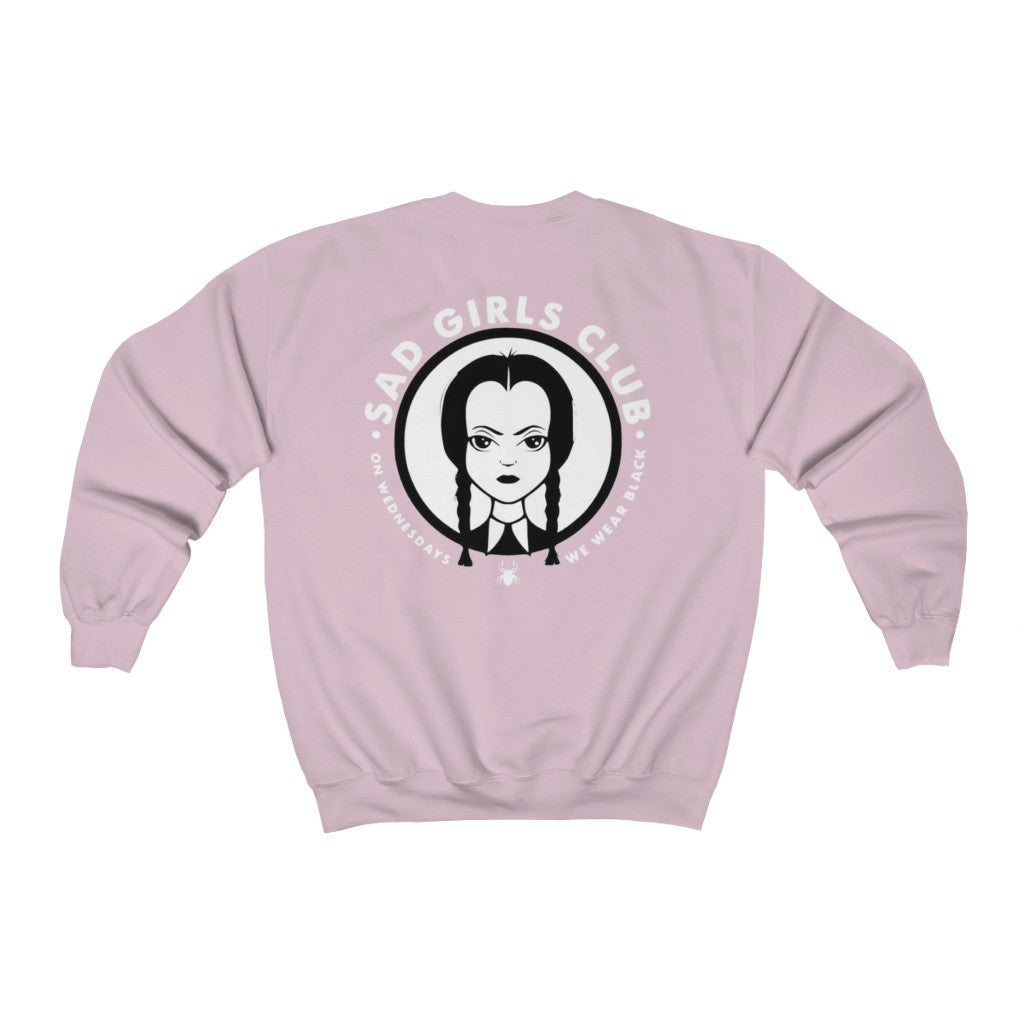 Sad Girls Club Crewneck (Multiple Colors, Large Back Logo)