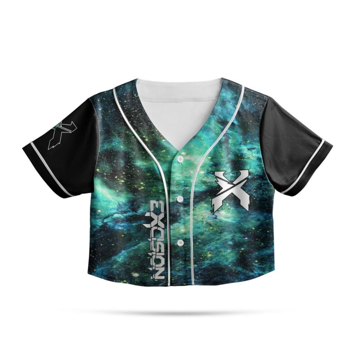Excision Crop Jersey (Blue/Green Galaxy)
