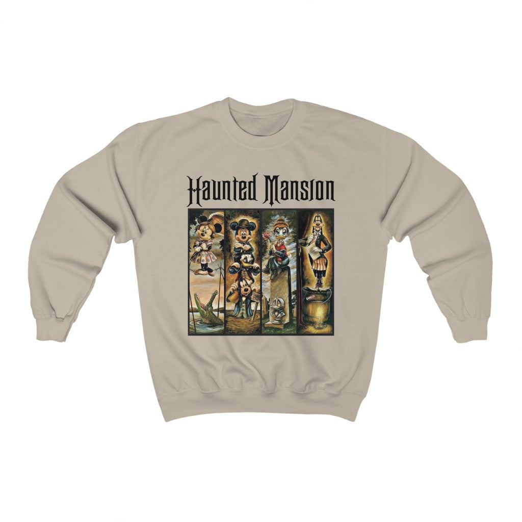 Mickey and Friends Haunted Mansion Crewneck (Multiple Colors)