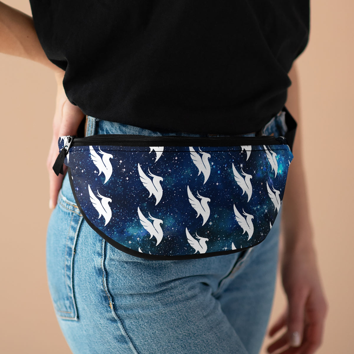 Illenium Fanny Pack (Blue/Black Star, White Logos)
