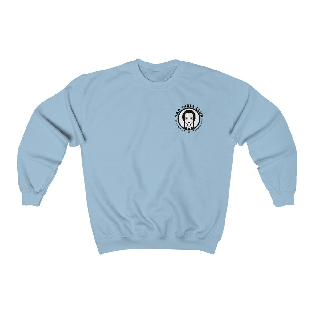 Sad Girls Club Crewneck (Multiple Colors, Large Back Logo Black Letters)