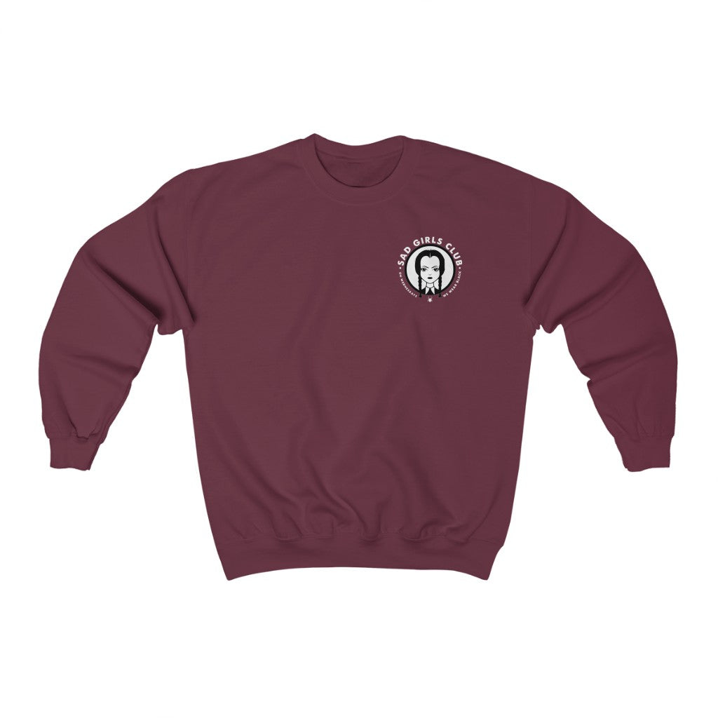 Sad Girls Club Crewneck (Multiple Colors, Large Back Logo)