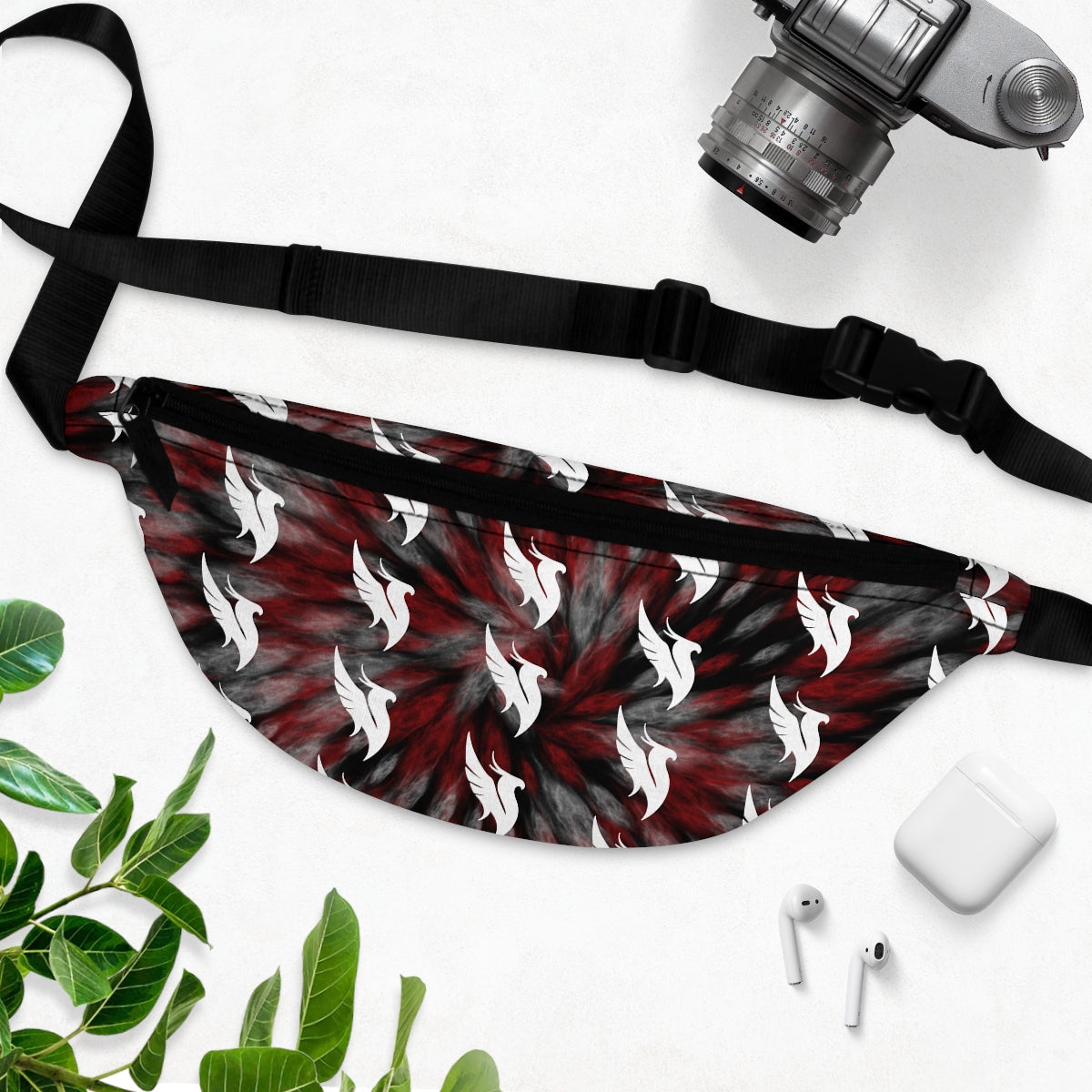 Illenium Fanny Pack (Red tie-dye)