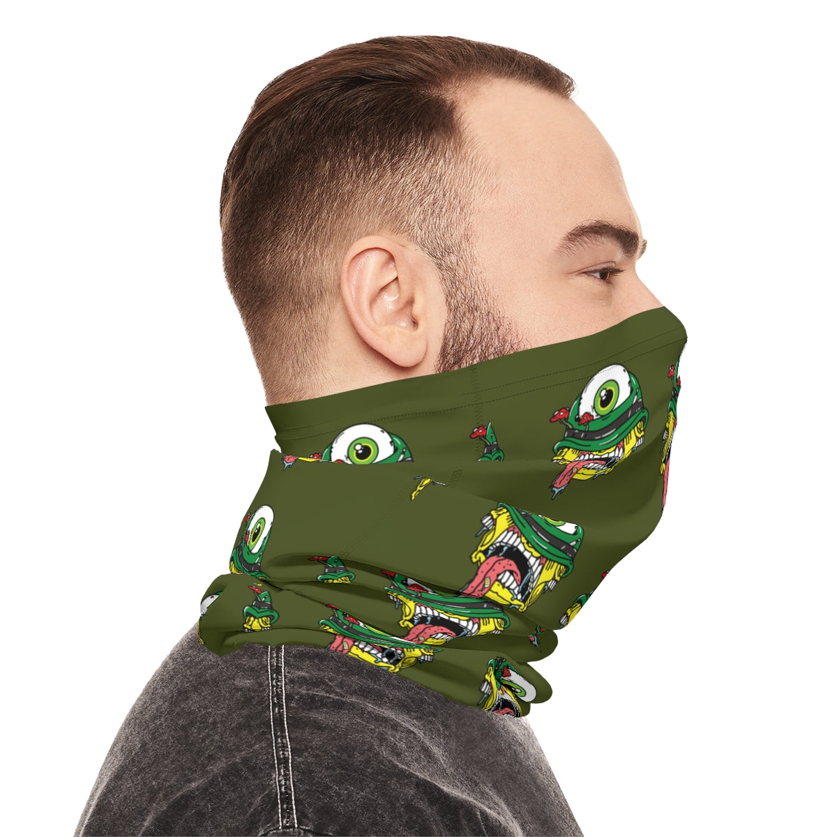 Subtronics Cyclops Army Gaiter Mask (Green)