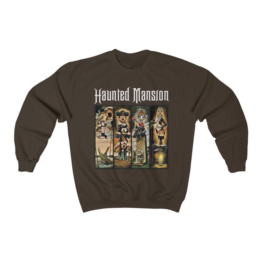 Mickey and Friends Haunted Mansion Crewneck (Multiple Colors)