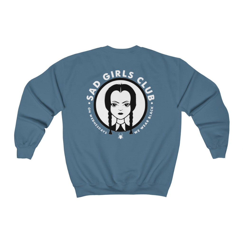 Sad Girls Club Crewneck (Multiple Colors, Large Back Logo)