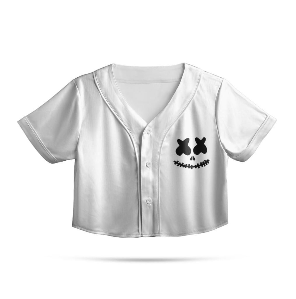 Marshmello Crop Jersey (White)