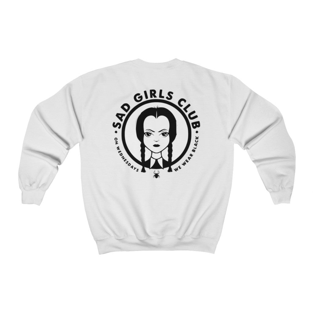 Sad Girls Club Crewneck (Multiple Colors, Large Back Logo Black Letters)