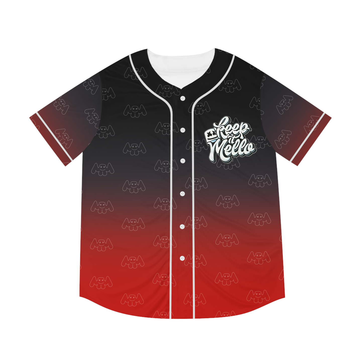 Marshmello Jersey (Black/Red Ombre)