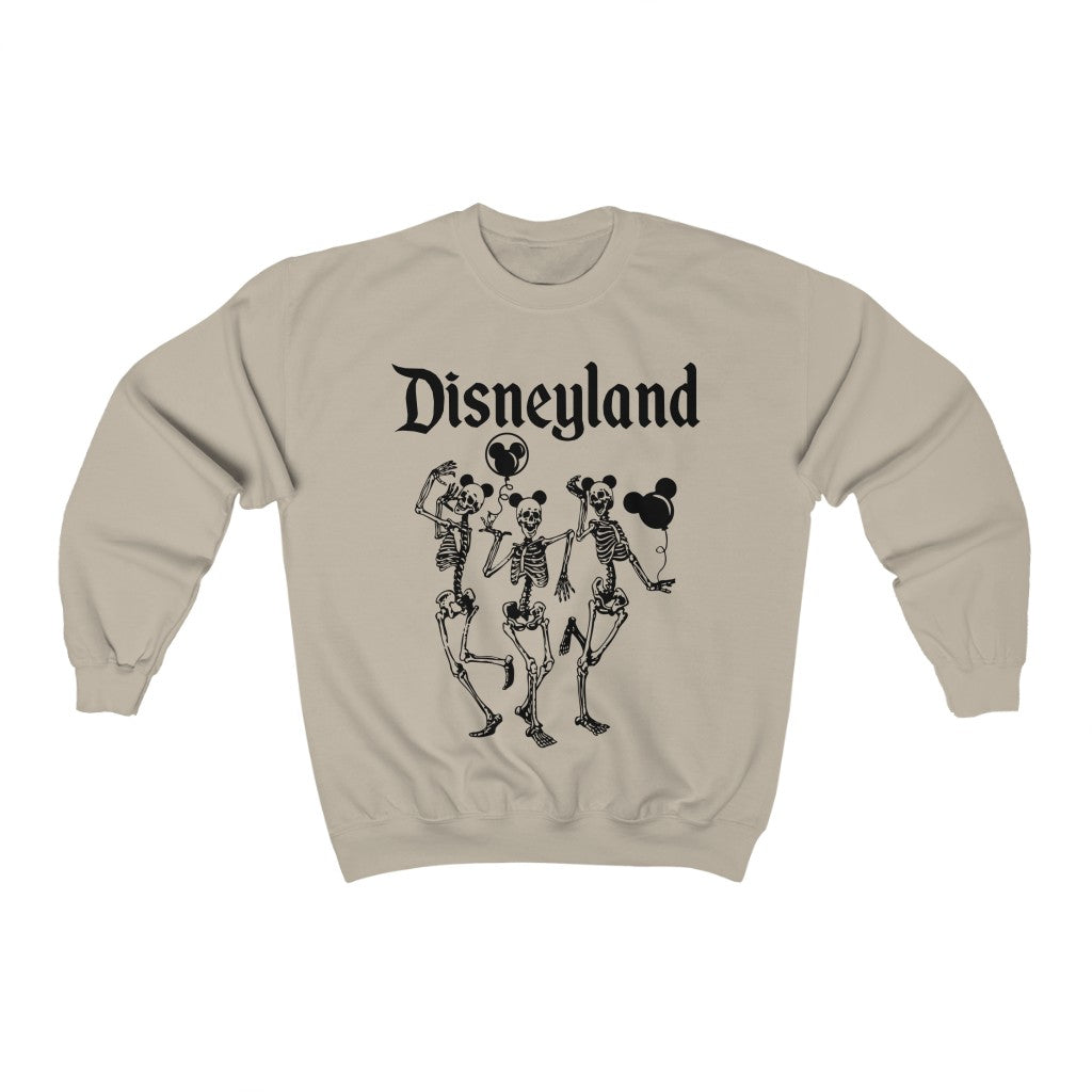 Dancing Skeletons Disneyland Crewneck Sweatshirt (Multiple Colors)