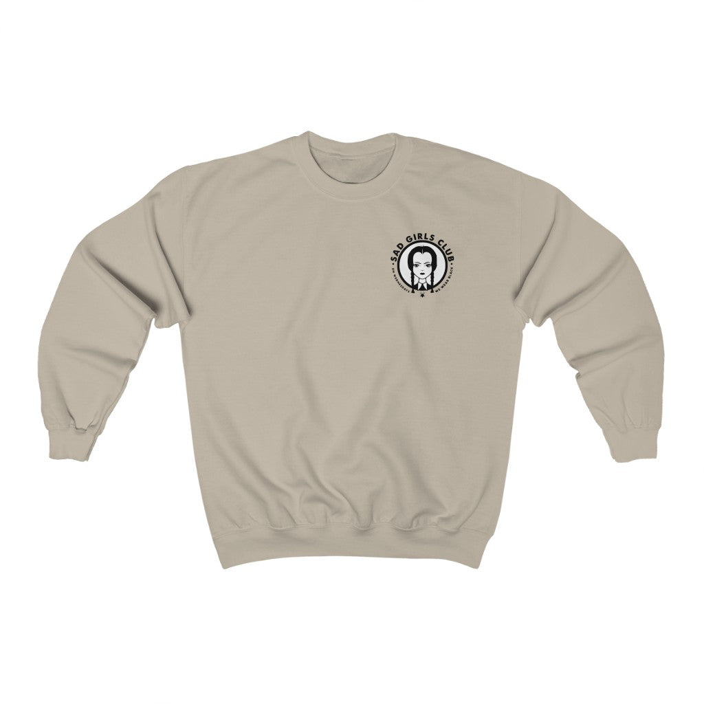 Sad Girls Club Crewneck (Multiple Colors, Large Back Logo Black Letters)