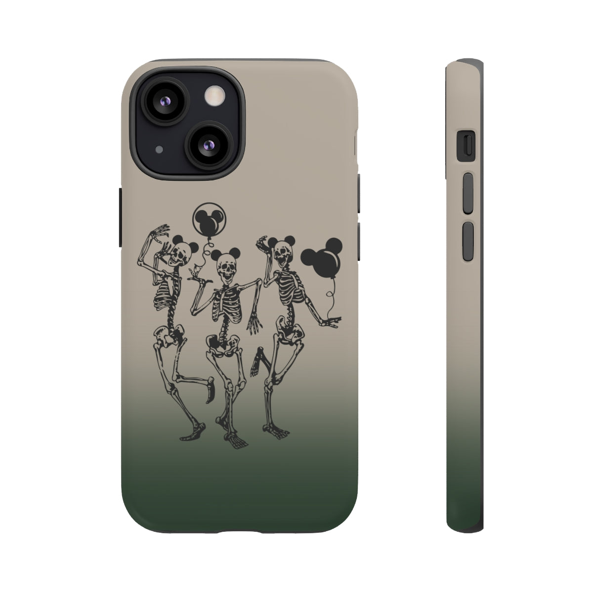 Dancing Skeletons With Ears Phone Case (Tough, Multiple Sizes)