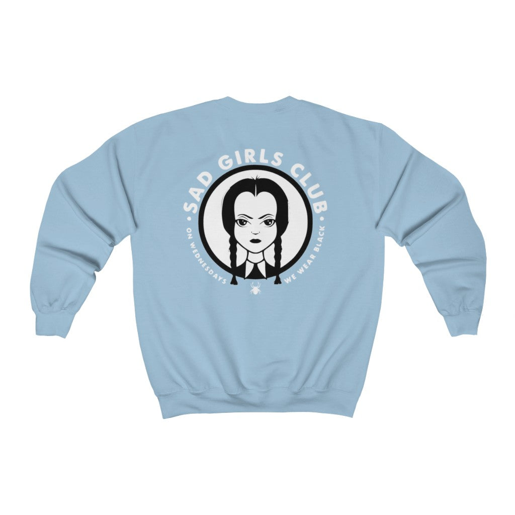 Sad Girls Club Crewneck (Multiple Colors, Large Back Logo)