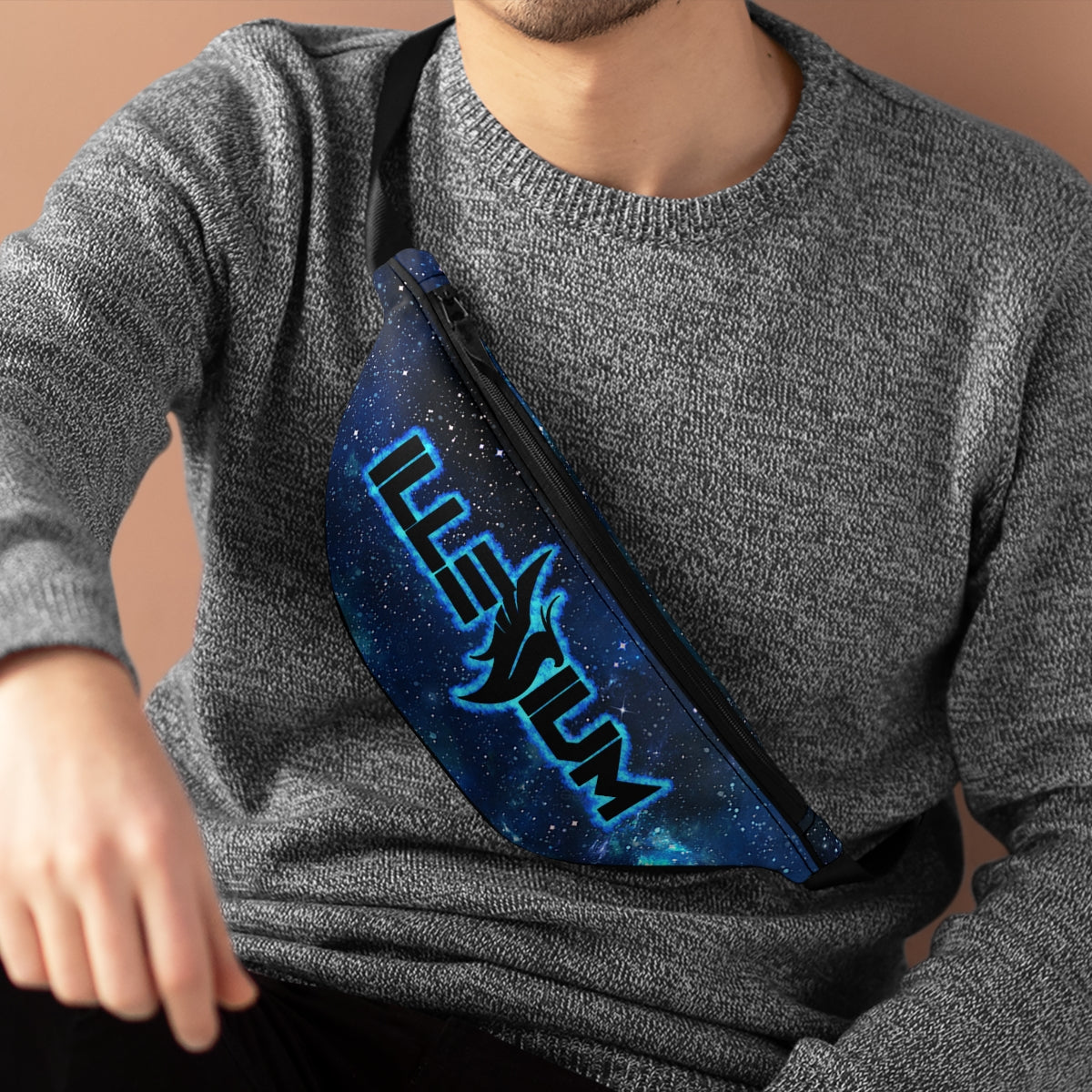 Illenium Fanny Pack (Blue/Black Stars)