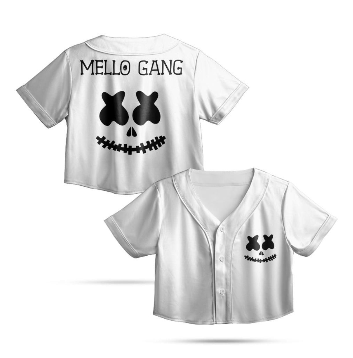 Marshmello Crop Jersey (White)