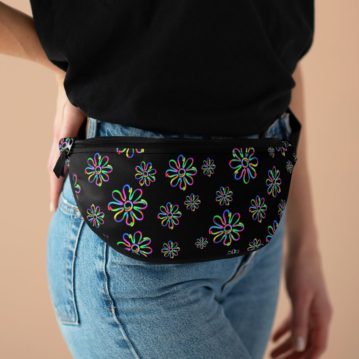 Neon Daisy Fanny Pack
