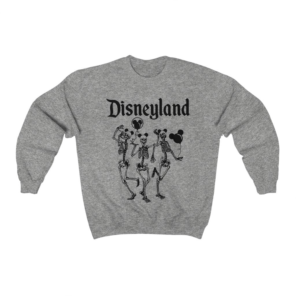 Dancing Skeletons Disneyland Crewneck Sweatshirt (Multiple Colors)