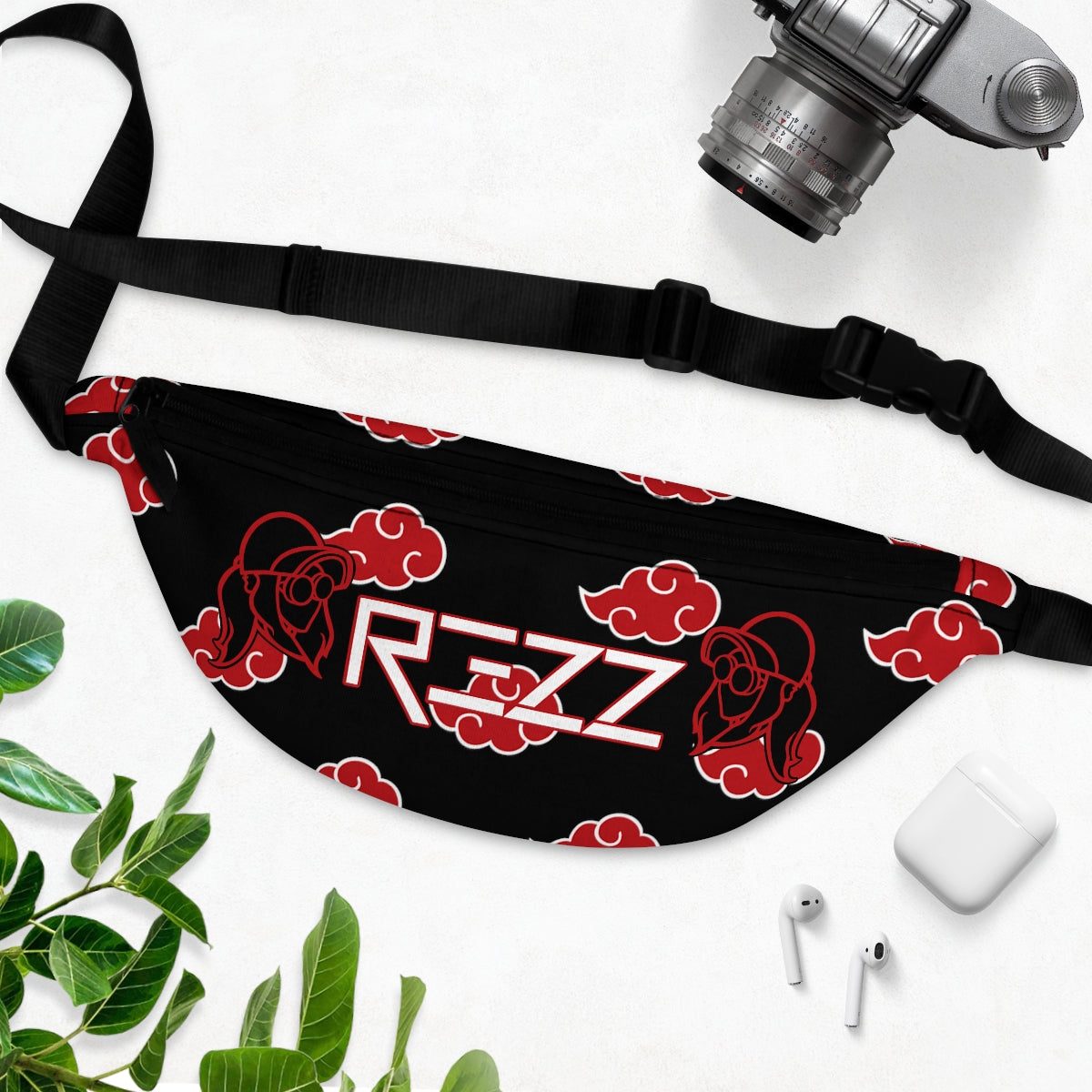 Rezz x Naruto Fanny Pack (Black/Red)