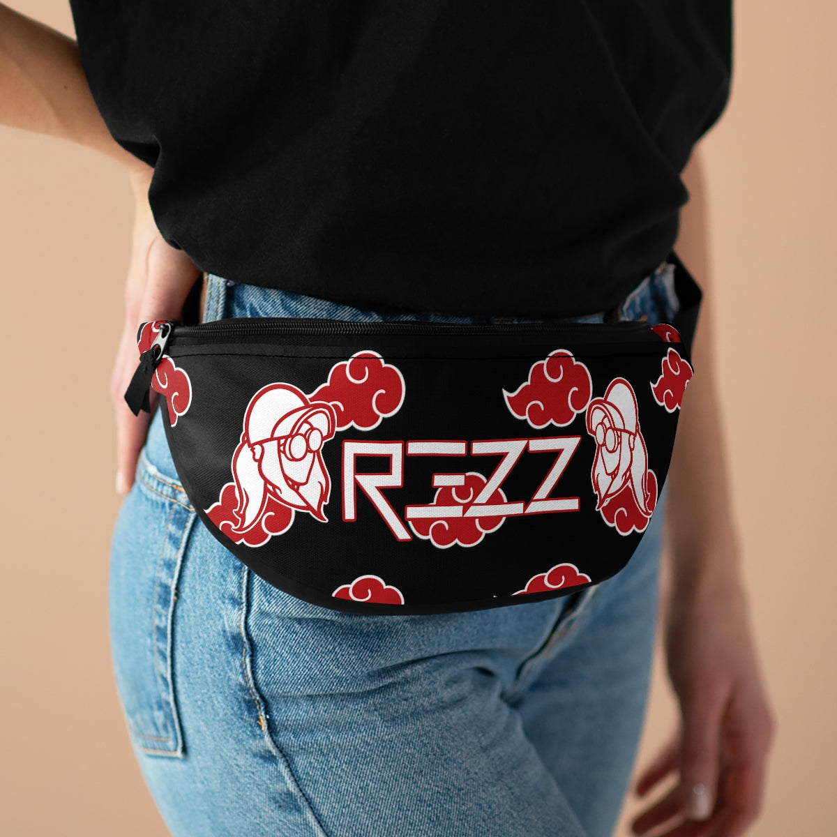 Rezz x Naruto Fanny Pack (White/Red)