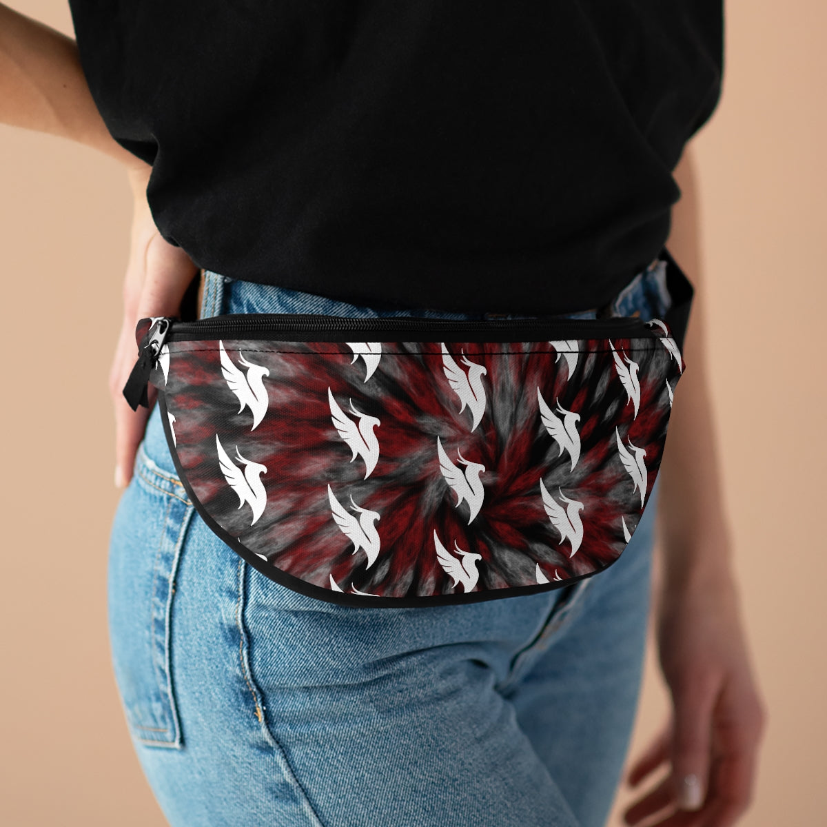 Illenium Fanny Pack (Red tie-dye)