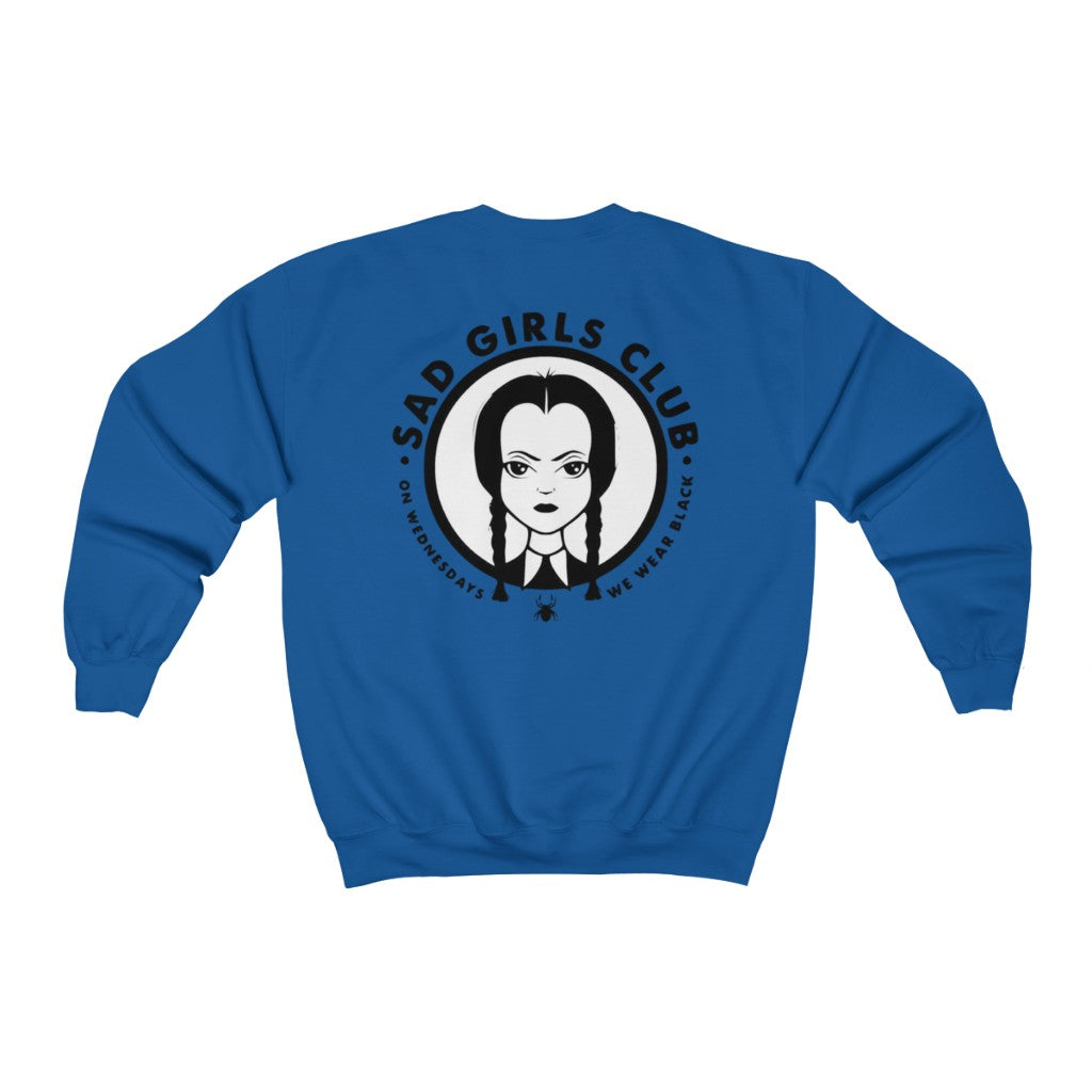 Sad Girls Club Crewneck (Multiple Colors, Large Back Logo Black Letters)