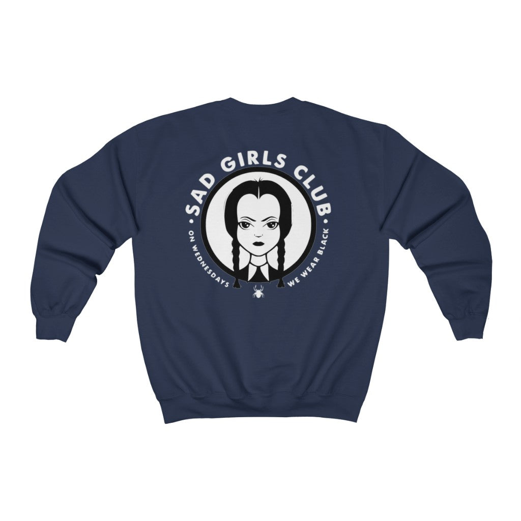 Sad Girls Club Crewneck (Multiple Colors, Large Back Logo)