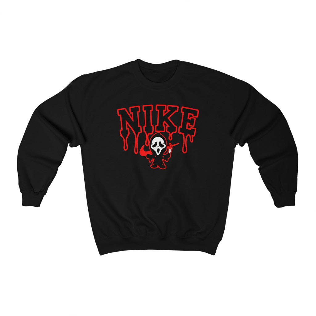 Ghostface Nike Crewneck (Multiple Colors, Black Writing)