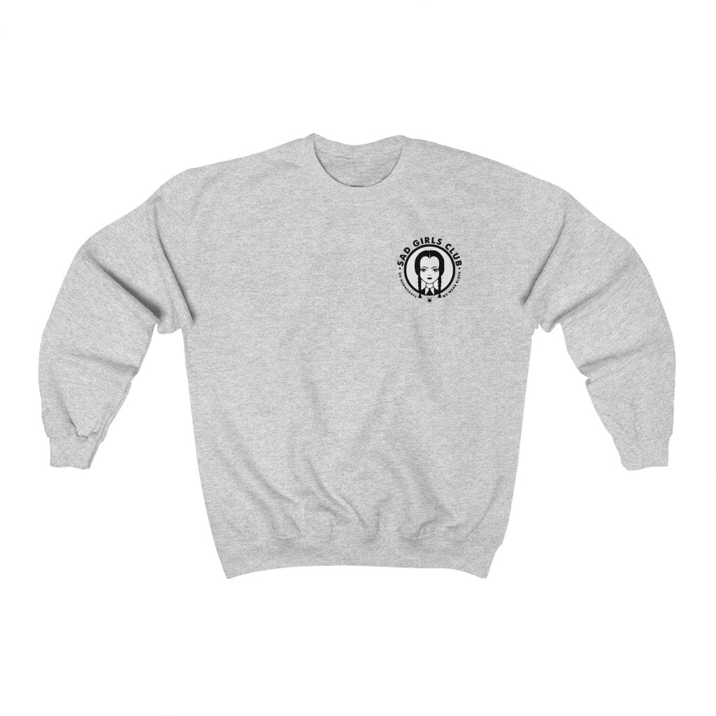 Sad Girls Club Crewneck (Multiple Colors, Large Back Logo Black Letters)