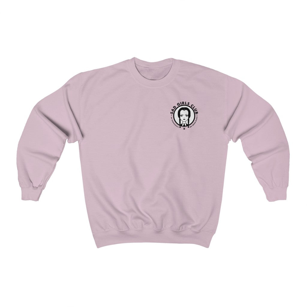 Sad Girls Club Crewneck (Multiple Colors, Large Back Logo Black Letters)