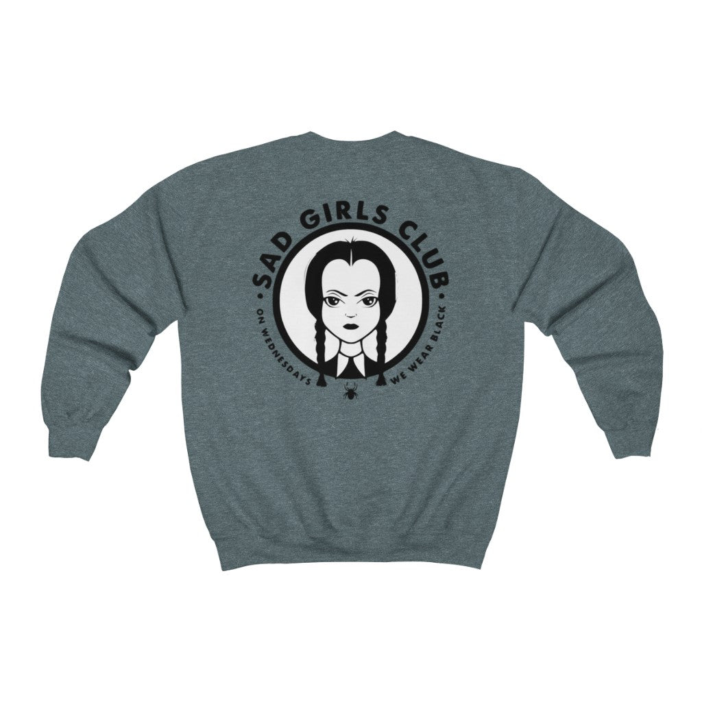 Sad Girls Club Crewneck (Multiple Colors, Large Back Logo Black Letters)