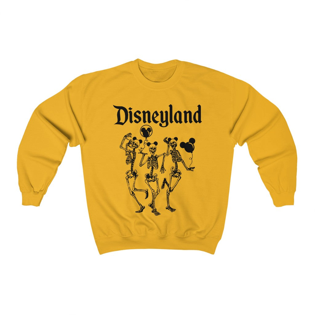 Dancing Skeletons Disneyland Crewneck Sweatshirt (Multiple Colors)