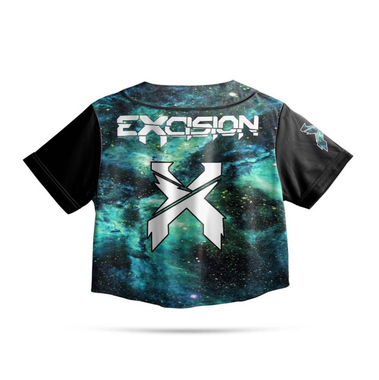 Excision Crop Jersey (Blue/Green Galaxy)