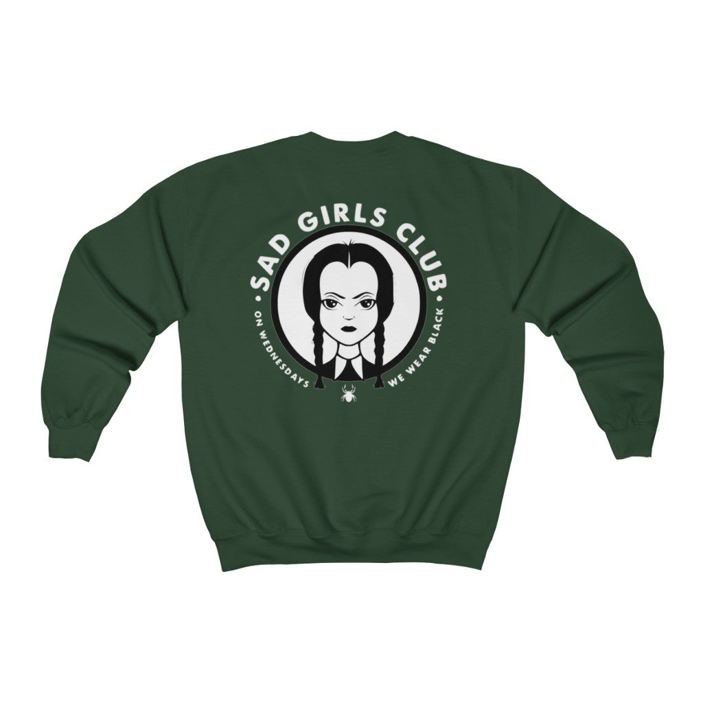 Sad Girls Club Crewneck (Multiple Colors, Large Back Logo)
