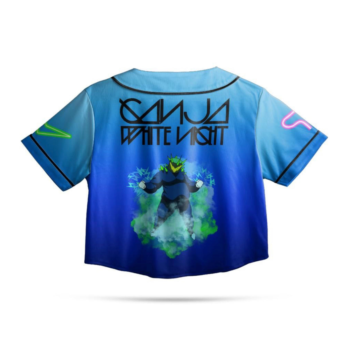Ganja White Night Crop Jersey (Blue)