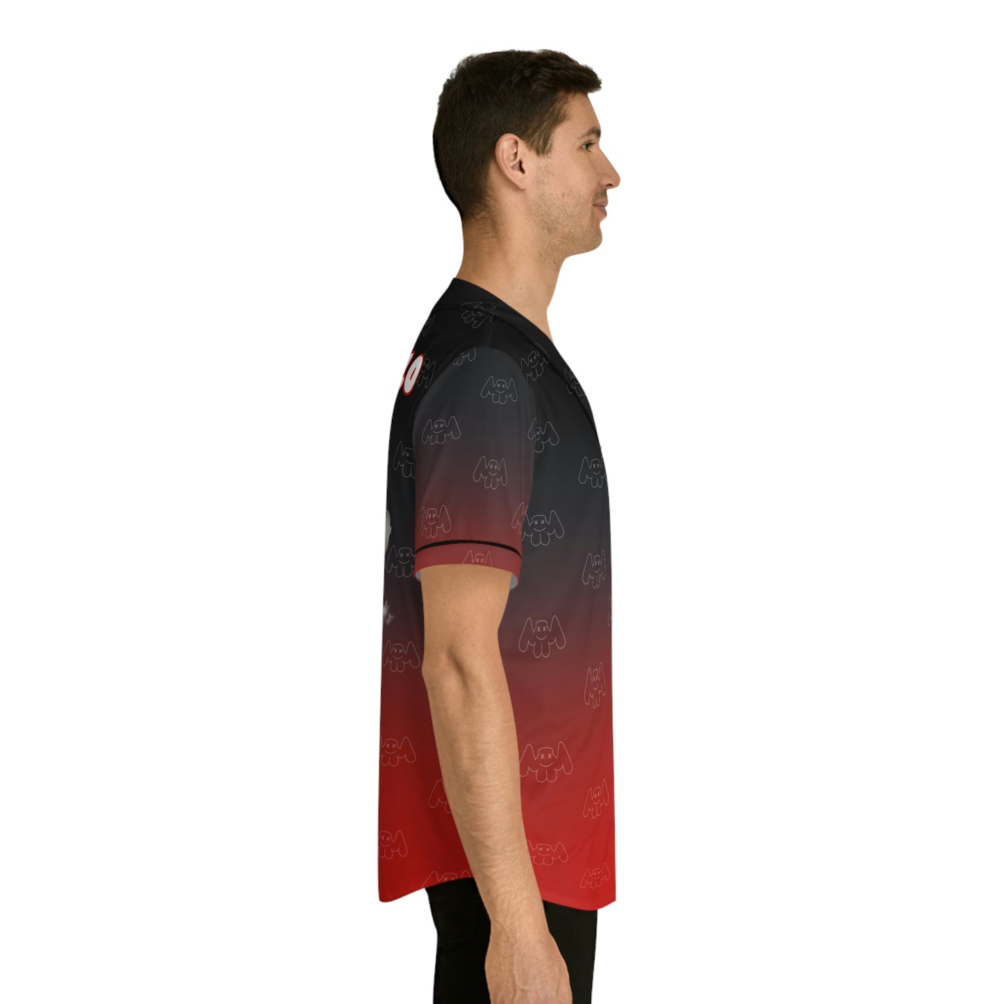 Marshmello Jersey (Black/Red Ombre)