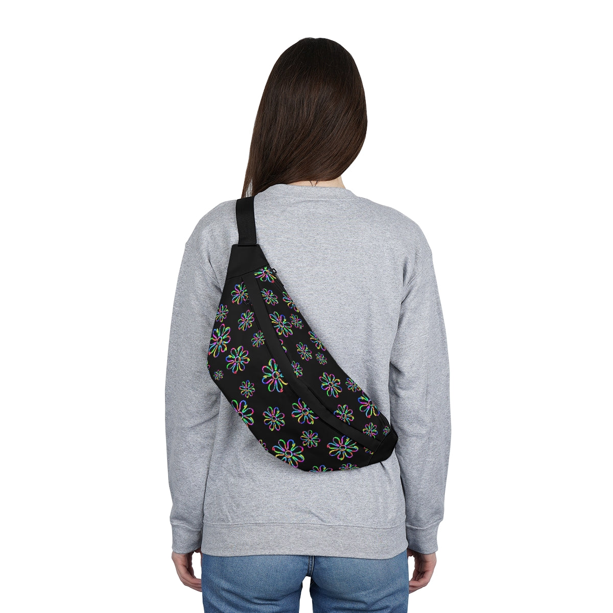 Neon Daisy Large Fanny Pack