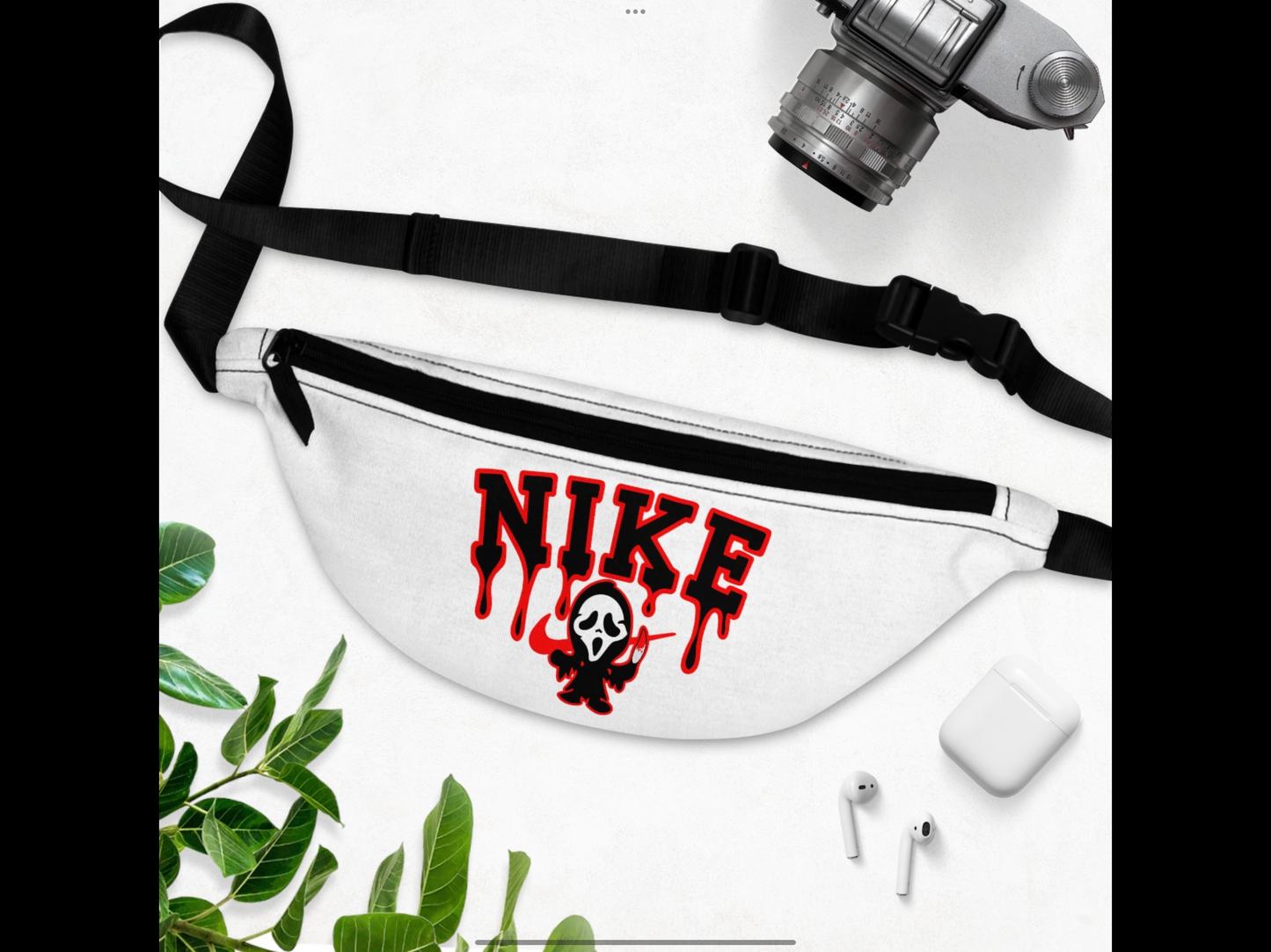 Ghost Face Nike Fanny Pack (Multiple Colors)