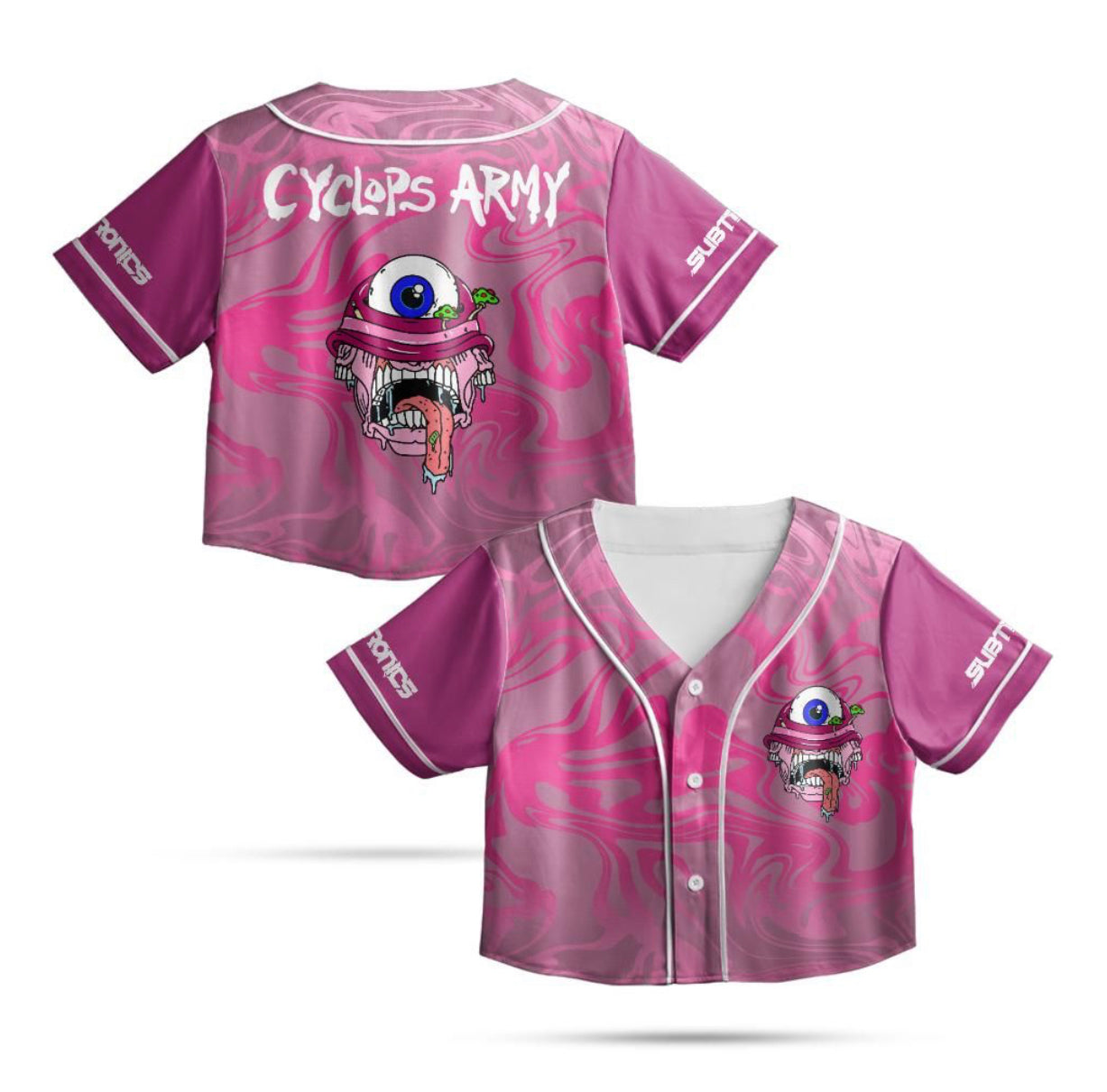 Subtronics Crop Jersey (Pink)