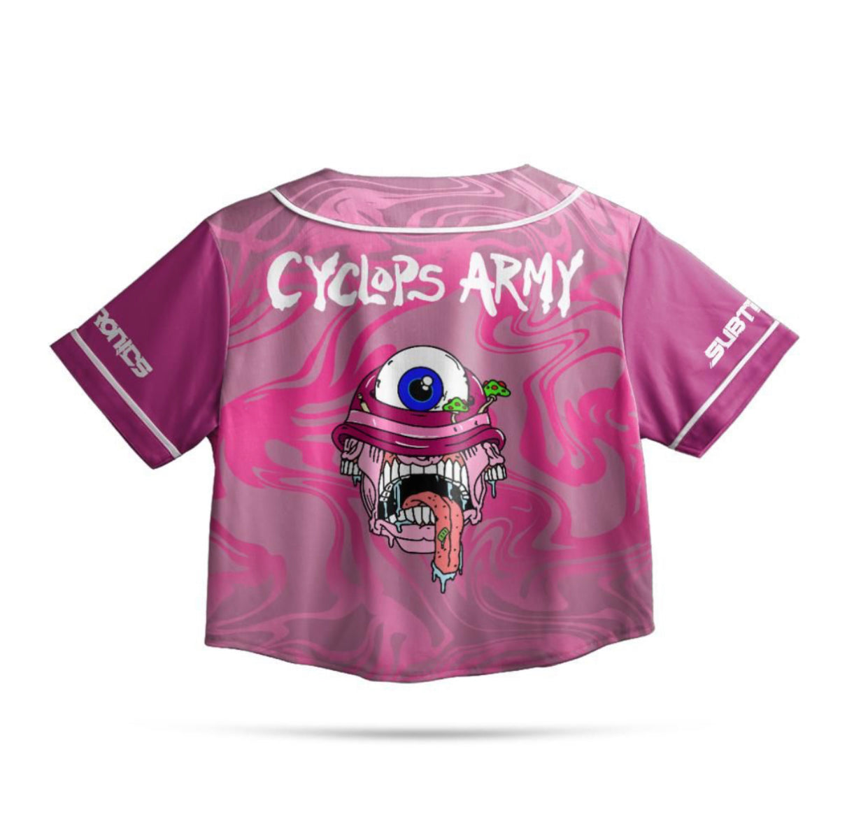 Subtronics Crop Jersey (Pink, front name)