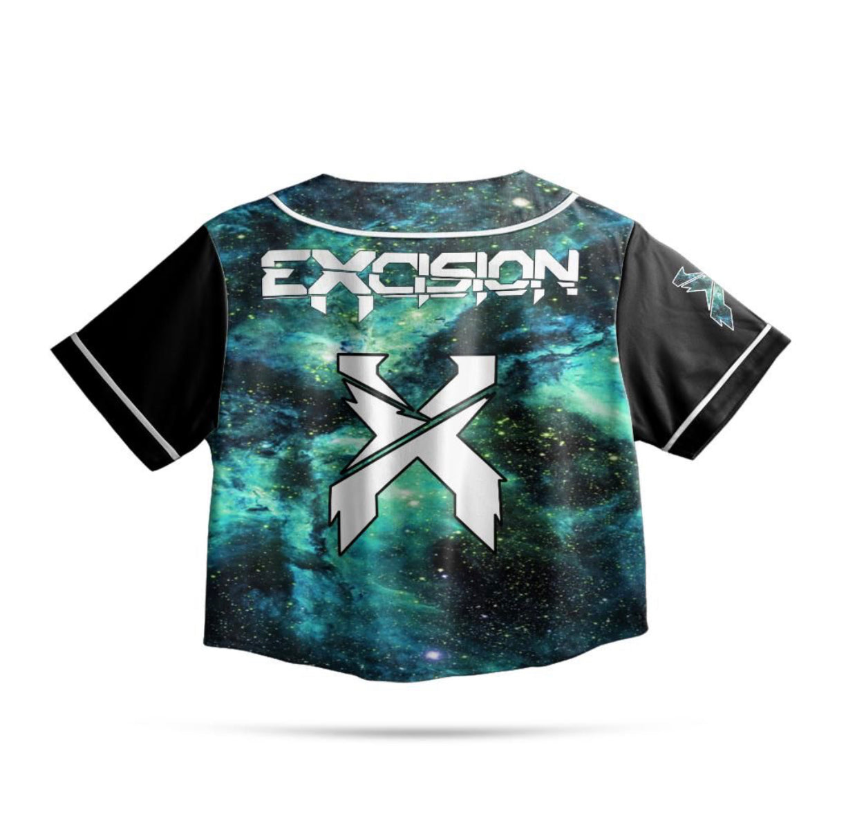 Excision Crop Jersey (Blue/Green Galaxy)
