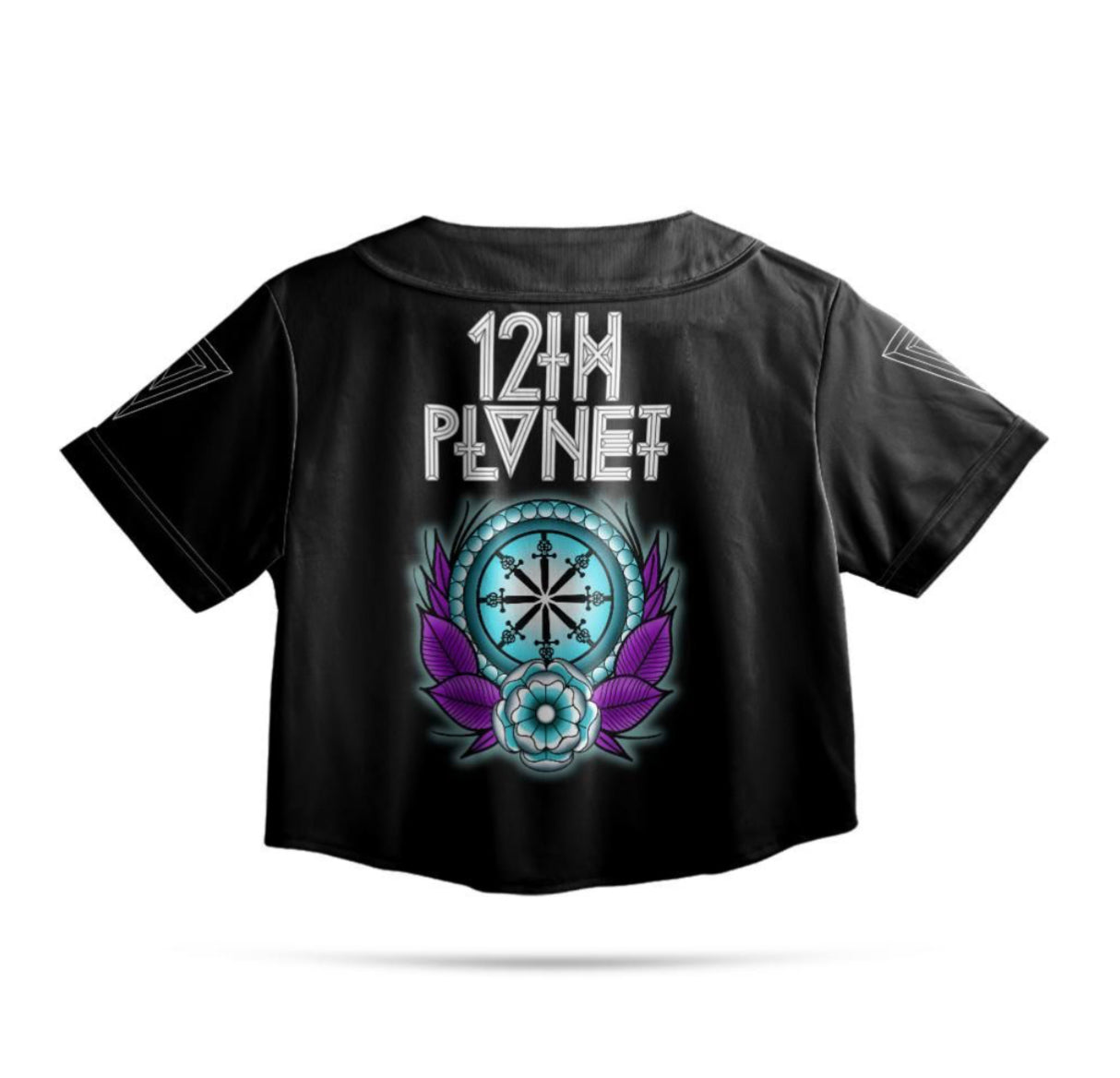 12th Planet Crop Jersey (Black)